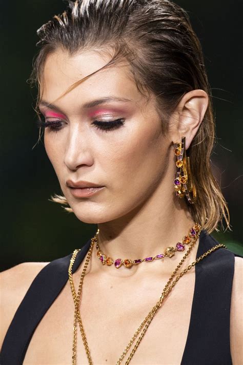 versace makeup runway|versace runway prints.